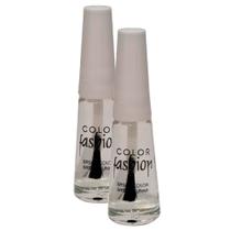 Kit 2 Base Color Fashion Cor Incolor 8ml
