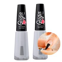 Kit 2 Base de Esmalte para Unhas Fosca Incolor Guga 103 8ml