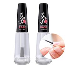 Kit 2 Base de Esmalte Preparação para Unhas Incolor Guga 102 8ml