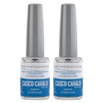 Kit 2 Base Fortalecedora Casco Cavalo 8Ml - Trop Care