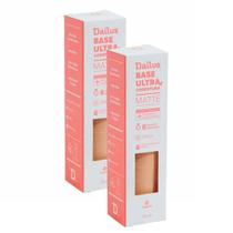 Kit 2 Base Líquida Dailus Ultra Cobertura D3 Claro Kit 2 Base Líquida Dailus Ultra Cobertura D3 Claro