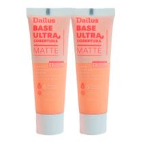 Kit 2 Base Líquida Tracta Ultra Cobertura Cor D4 Claro com 28ml