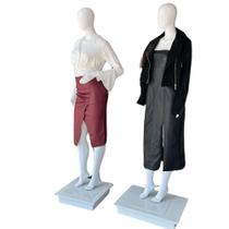 Kit 2 Base Manequim - Para Lojas Feminina e Masculino Tablado em MDF