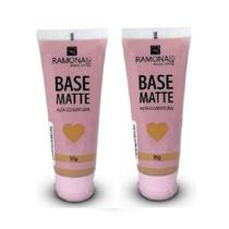 Kit 2 Base Matte Cor 05 Bege Escuro 35gr - Ramona Make Up