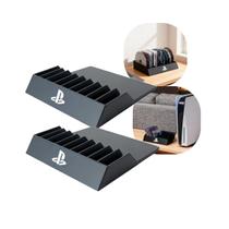 Kit 2 Base Organizadora De Jogos e Acessórios Suporte De Mesa Premium Para PlayStation 4 e 5 Display De Mídia Física - Kit 2 Base Organizadora De Jogos e Acessórios Suporte De Mesa Premium Para PlayStation 4 e 5 Display De Mídia Física -