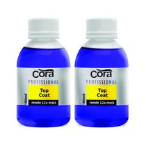 Kit 2 Base para Unhas Top Coat 100ml - Cora