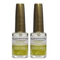Kit 2 Base Pró Fortalecimento Casco Cavalo 8Ml - Trop Care