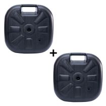 Kit 2 Base Resistentes Para Wind Flag Wind Banner quadrada