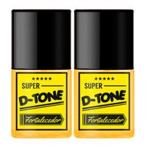 Kit 2 Base Super D-Tone Fortalecedor Top Beauty 7ml