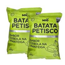 Kit 2 Batata Petisco Mió Cebola na Manteiga 45g