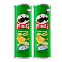 Kit 2 Batata Pringles Creme e Cebola 109g Kit 2 Batata Pringles Creme e Cebola 109g