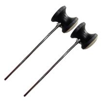 Kit 2 Batedor Pedal Bumbo 1.2 Dupla Face Feltro e ABS Spanking Kit 2 Batedor Pedal Bumbo 1.2 Dupla Face Feltro e ABS Spanking