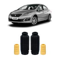 Kit 2 Batente + Guarda Pó Dianteiro Peugeot 408 2017-2019