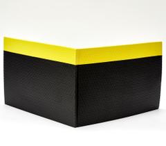 Kit 2 batentes de borracha eva para garagem e estacionamento 40x25cm
