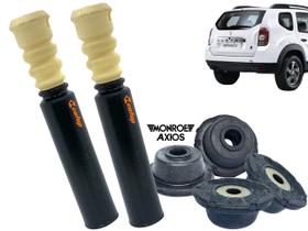 Kit 2 Batentes Traseiros Duster 4x2 + 4 Buchas Superior do Amortecedor Traseiro AXIOS / COFAP