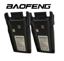 Kit 2 bateria baofeng para rádio comunicador modelo uv82