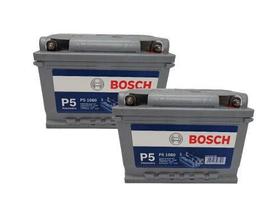 Kit 2 Bateria Estacionária P5 1080 65ah Nobreak Alarme - Bosch