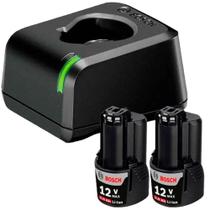 Kit 2 Baterias 12V 2,0 AH + 1 Carregador GAL 12V-20 Bivolt BOSCH