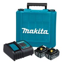 Kit 2 Baterias 18v 5.0Ah Carregador Bivolt e Maleta - Makita KITMAK1850B