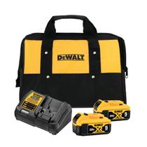 Kit 2 Baterias 20V 5ah + Carregador E Bolsa Dewalt Dcb205