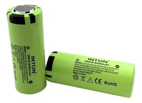 Kit 2 Baterias 26650 Original Inton Lanterna Tática 6000mah