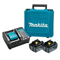 Kit 2 Baterias 5.0Ah 18V + Carregador Biv + Maleta Makita