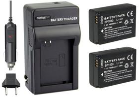 Kit 2 baterias BP-1030 + carregador para Samsung NX200 NX210 NX300 NX1000 NX2000 - Memorytec