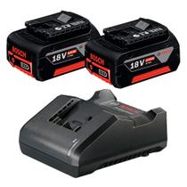 Kit 2 baterias de 18v c/ capacidade de 4,0 ah e carregador bi-volt - 1600a019cj - bosch Kit 2 baterias de 18v c/ capacidade de 4,0 ah e carregador bi-volt - 1600a019cj - bosch