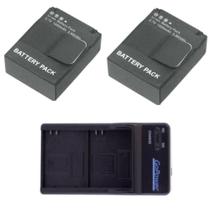 Kit 2 Baterias E Carregador Carro E Parede - Gopro Hero 3/3+ Kit 2 Baterias E Carregador Carro E Parede - Gopro Hero 3/3+