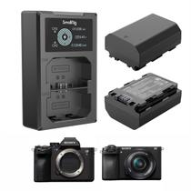 Kit 2 Baterias Np-fz100 Com Carregador Usb Smallrig Para Câmeras Sony