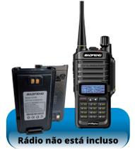 Kit 2 baterias para rádio comunicador baofeng uv9r e uv9r plus
