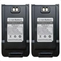 Kit 2 Baterias Para Rádio Comunicador Baofeng UV9R