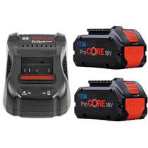 Kit 2 Baterias Procore 8ah Carregador Gal 1880 Cv 18v Bosch 220v