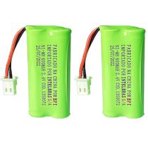 Kit 2 Baterias Recarregáveis 2,4v 600 Mah P/telefone S/fio Intelbras