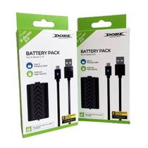Kit 2 Baterias Recarregáveis + Cabo USB Tipo C Preto para Controle Manete de Xbox Series X/S Completo