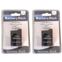 Kit 2 Baterias Recarregáveis Para Console PSP Slim Série Modelo 2000 3000 3001 3010 Sony Battery Pack Kit 2 Baterias Recarregáveis Para Console PSP Slim Série Modelo 2000 3000 3001 3010 Sony Battery Pack