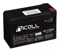 Kit 2 Baterias Recarregável Alarmes/ Cerca Elétrica,Ups / Nobreak,NNc1270 12v 7Ah -NICOLL