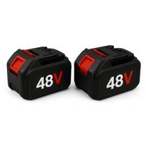 kit 2 Baterias Recarregável Lítio 48V Ferramentas Portáteis Durável