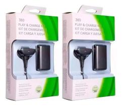 Kit 2 Baterias Recarregável Para Compatível Xbox 360 Substitua Pilhas