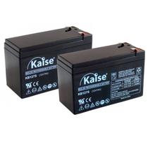 Kit 2 baterias selada 12V, alarme e cerca eletrica - Kaise