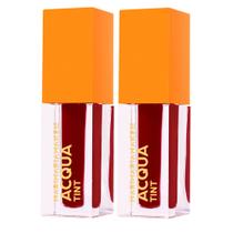 Kit 2 Batom Líquido Acqua Tint Mari Maria Cor Jam 4ml