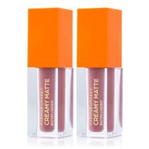 Kit 2 Batom Líquido Creamy Matte Mari Maria Classy 3,8ml