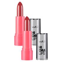 Kit 2 Batom Vult Cremoso Hidra Lips Rose Gold 3,6g