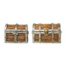 Kit 2 Baús - Cenário Miniatura Pintada - RPG Kit 2 Baús - Cenário Miniatura Pintada - RPG