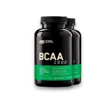 Kit 2 BCAA 1000 Optimum Nutrition 200 Cápsulas Kit 2 BCAA 1000 Optimum Nutrition 200 Cápsulas