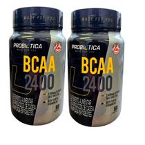 Kit 2 Bcaa 60 Tabletes Suplemento Alimentar Probiótica