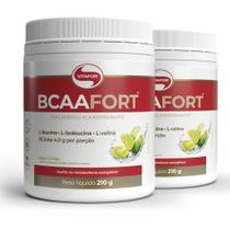 Kit 2 BCAA Fort Vitafor Vegano 210g Limão