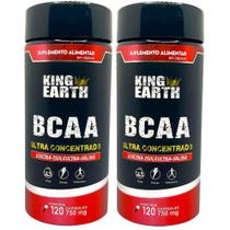 Kit 2 Bcaa Ultra Concentrado 240 Cápsulas - King Earth