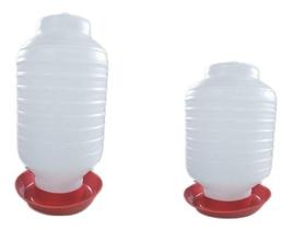 Kit 2 Bebedouro Automático Aves - 1 De 2 Lt E 1 De 5 Lt