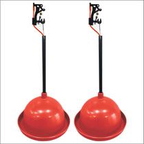 Kit 2 Bebedouro Frango Aves Pendular Automático Resistente